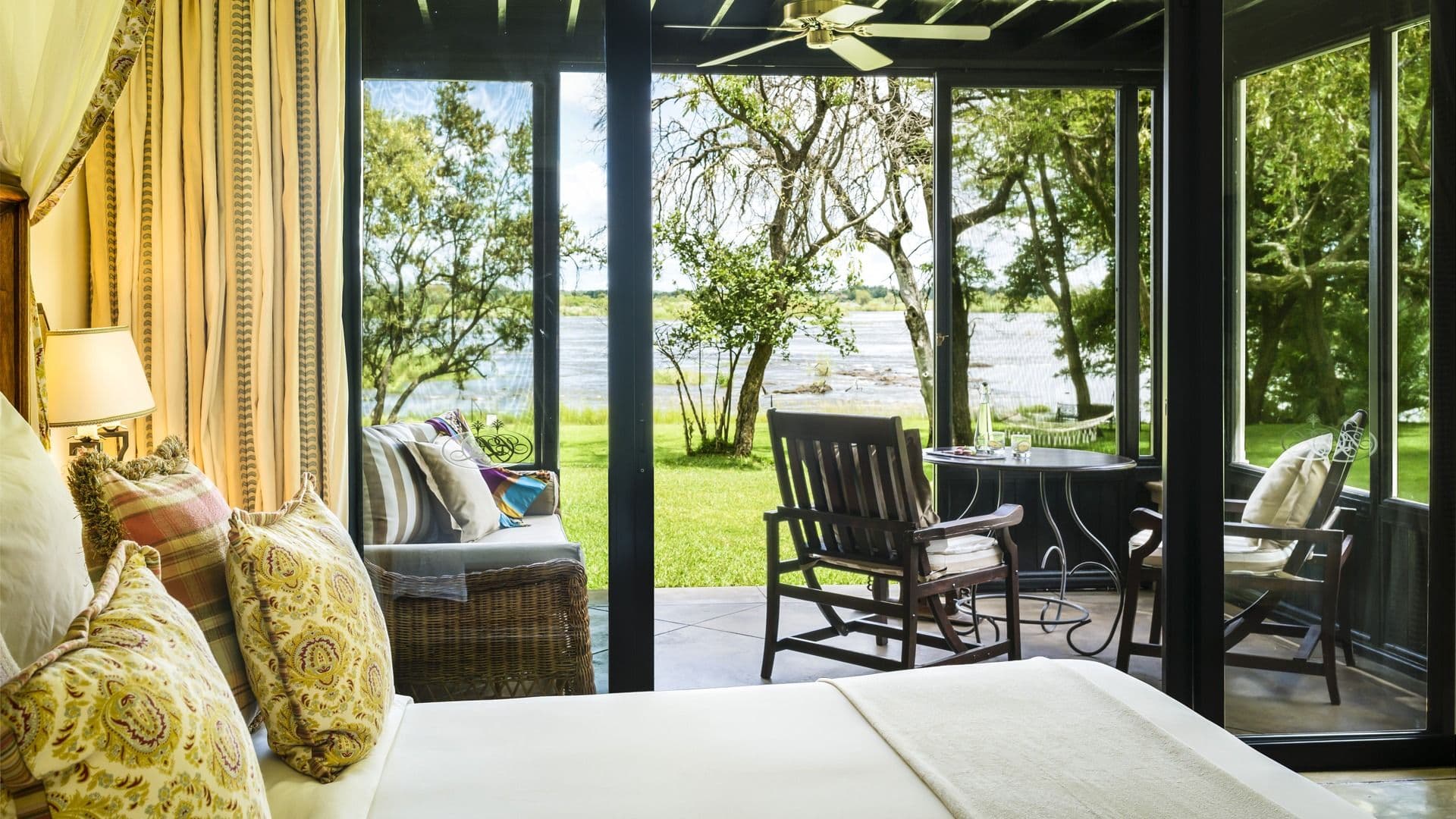 Corner Deluxe Room at Royal Livingstone Hotel by Anantara