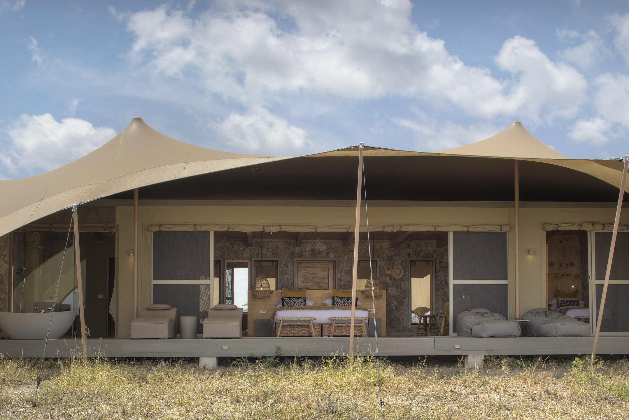 Namiri Plains Family Tent Exterior
